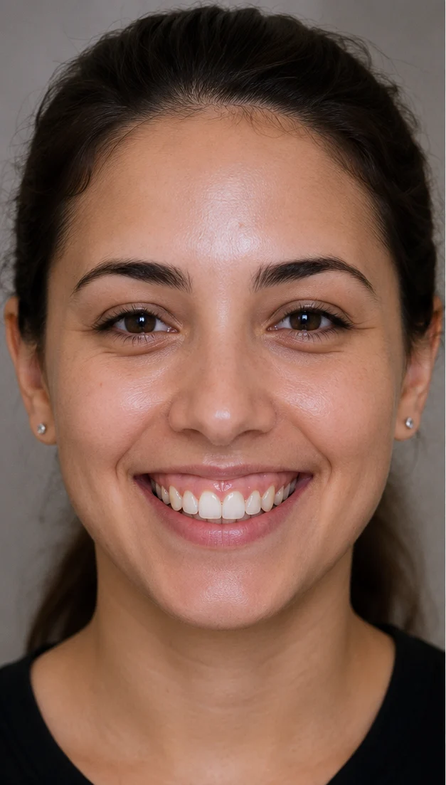 Gummy smile treatment before and after with Dr. Ali - Before